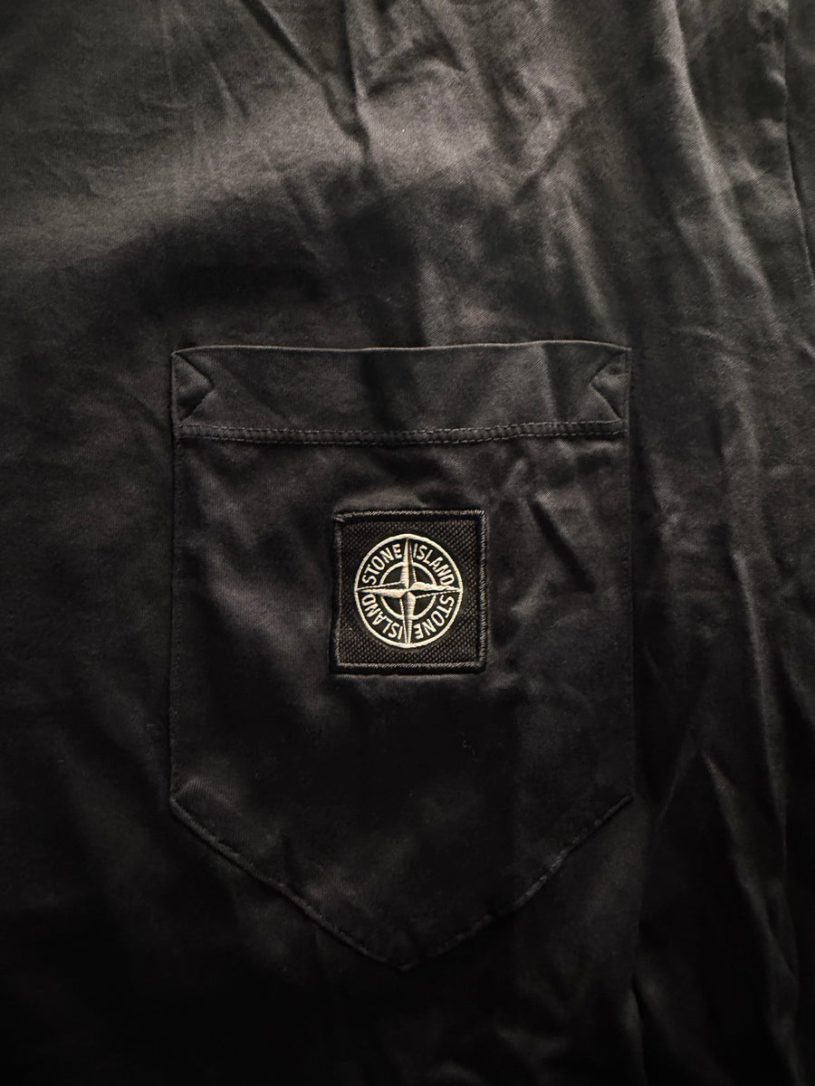 T-Shirt Stone Island Coton Classique Noir