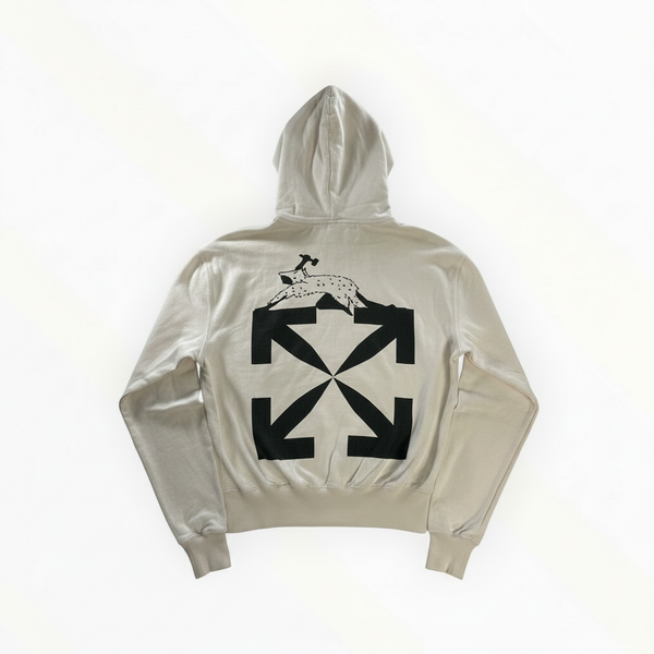 Pull Off White capuche blanc Box Logo