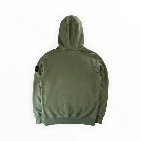 Sweat à Capuche Stone Island - Kaki (Logo Poitrine)