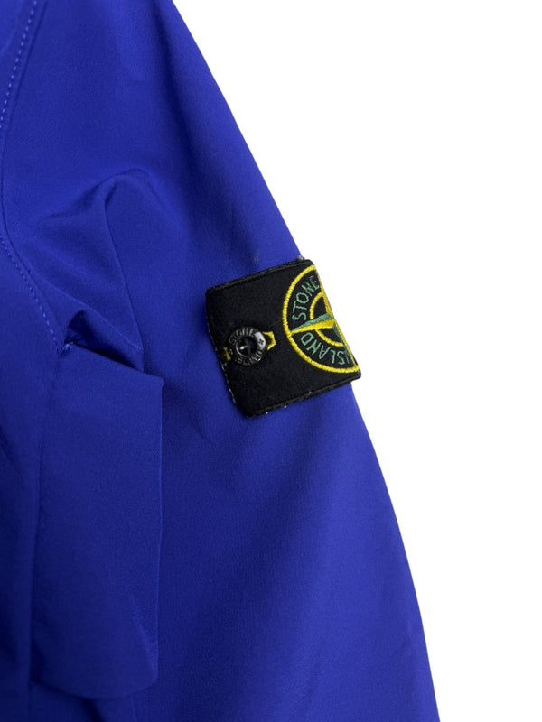 Veste Stone Island Light Soft Shell-R violette à capuche