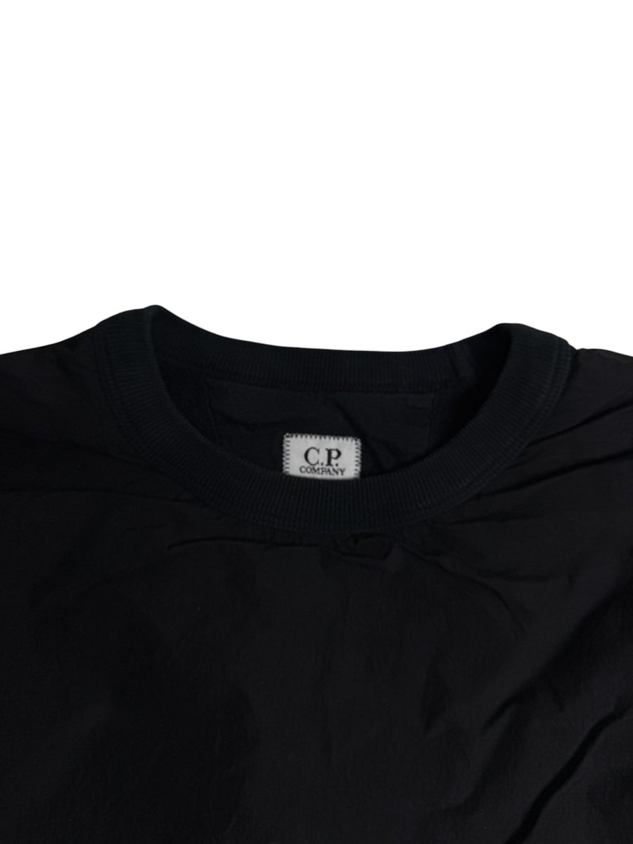 Sweat C.P. Company noir poche nylon à lentille