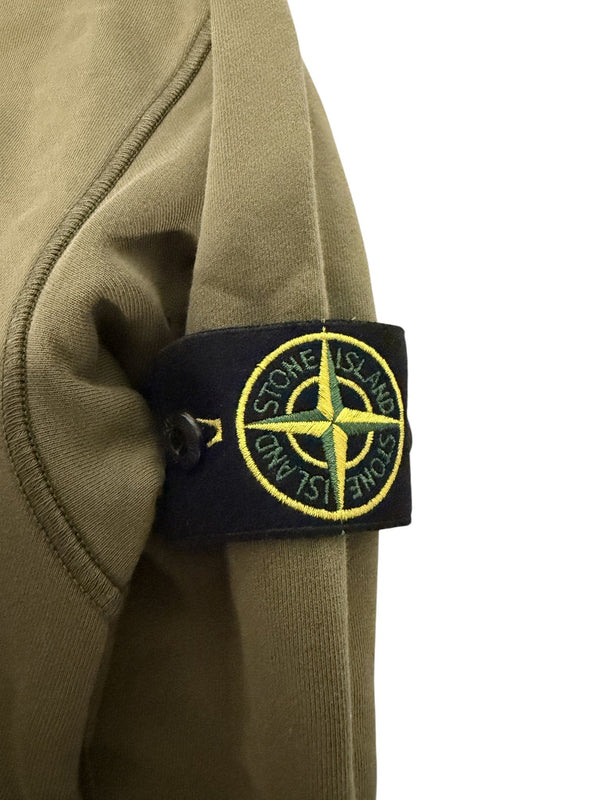 Sweat Stone Island vert kaki classique