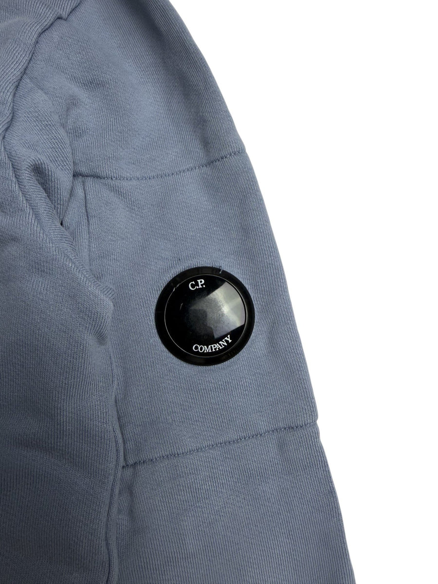 Sweat C.P. Company bleu grisé à lentille