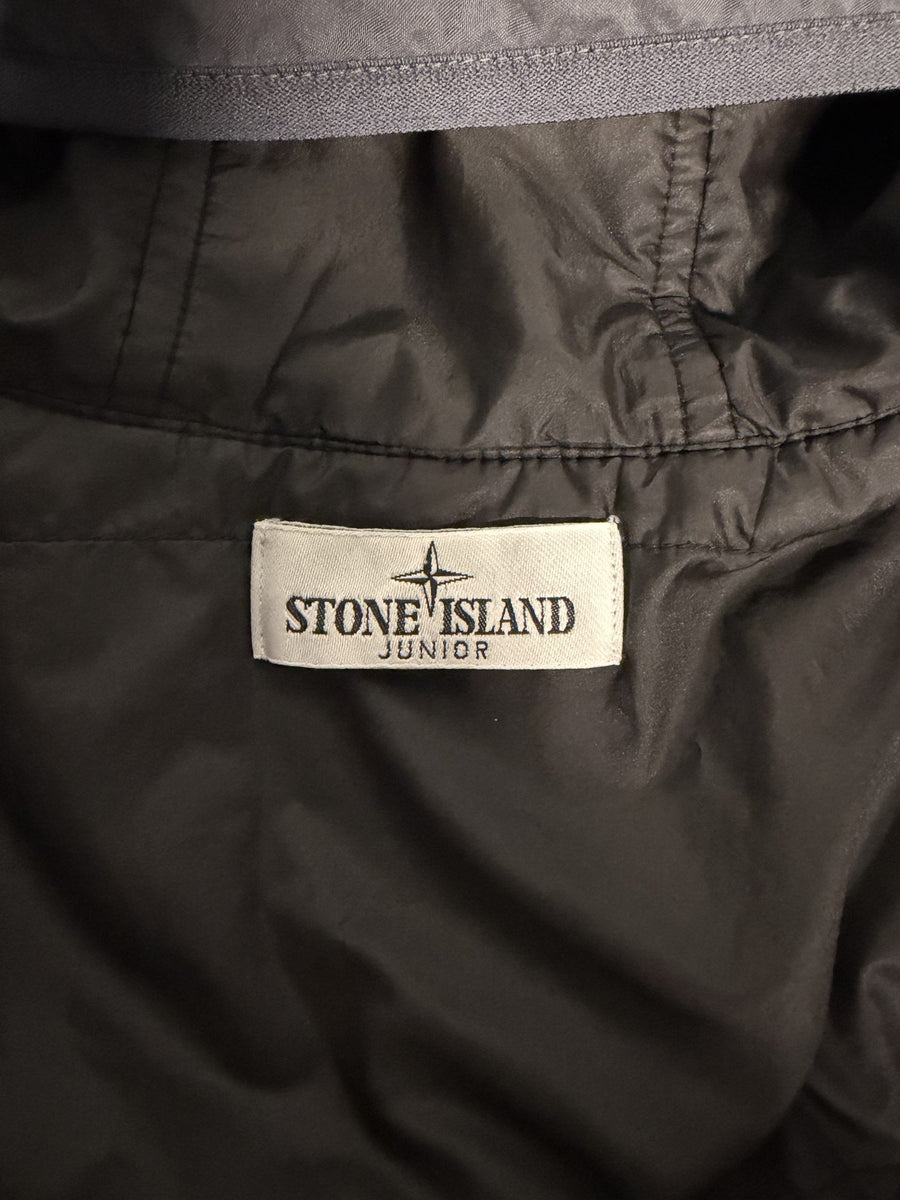 Veste Stone Island Junior grise à capuche