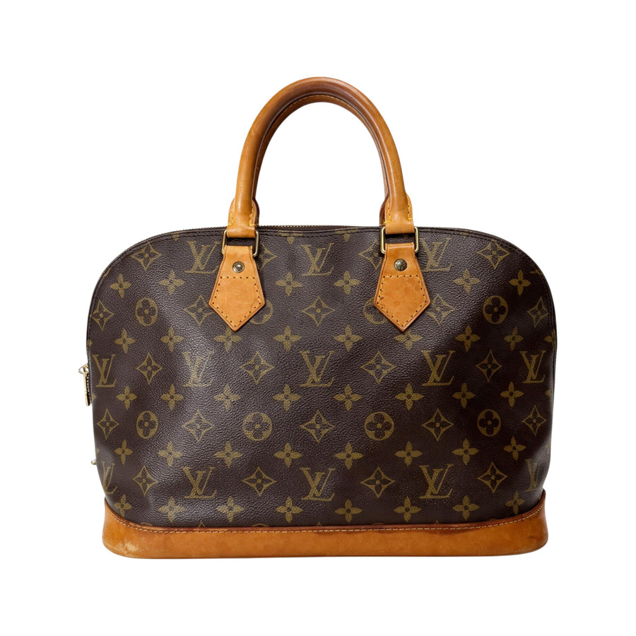 Sac à main Secondstore Louis Vuitton Alma en toile Monogram, vue arrière