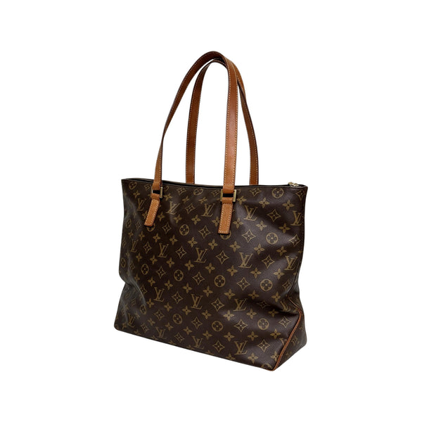 Sac cabas Secondstore Louis Vuitton Mezzo en toile Monogram marron