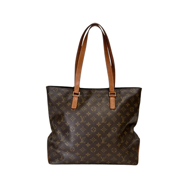 Sac cabas Secondstore Louis Vuitton Mezzo Monogram, vue de trois quarts