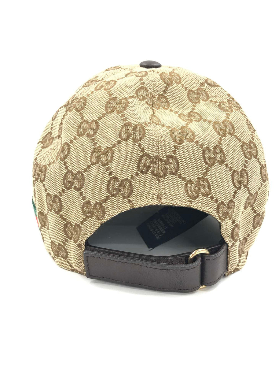 Casquette Gucci baseball GG beige