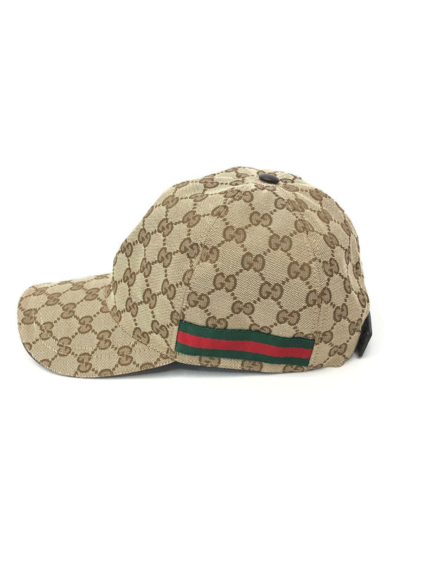 Casquette Gucci baseball GG beige