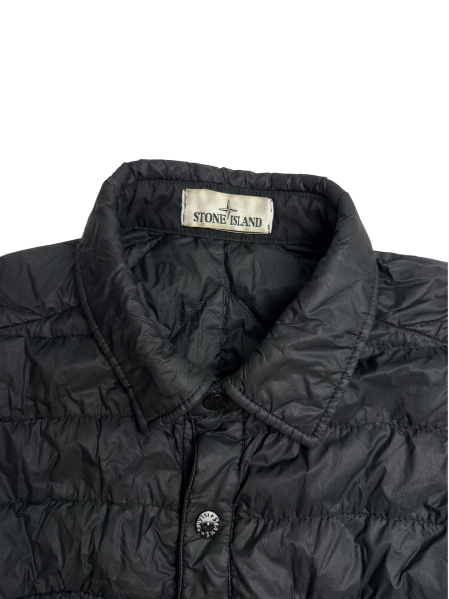 Doudoune Stone Island surchemise matelassée noire