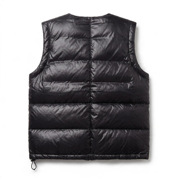 Gilet Stone Island sans manches noir brillant