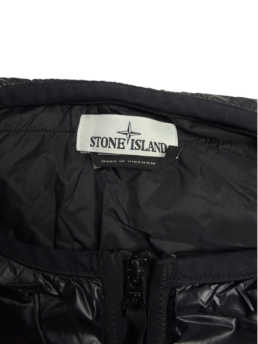 Gilet Stone Island sans manches noir brillant