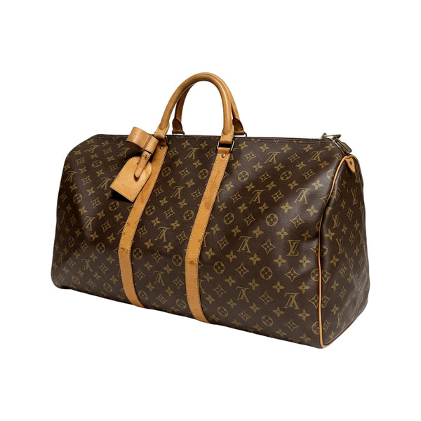 Sac de voyage Secondstore Louis Vuitton Keepall 55 en toile Monogram