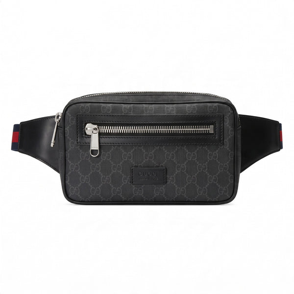 Sac banane Gucci GG Supreme noir
