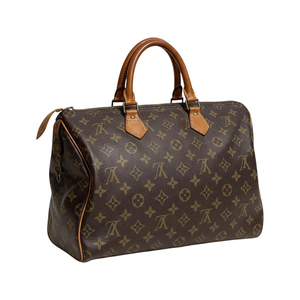 Sac Secondstore Louis Vuitton Speedy 40 en toile Monogram marron