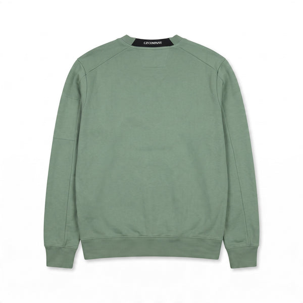 Sweat C.P. Company vert à lentille