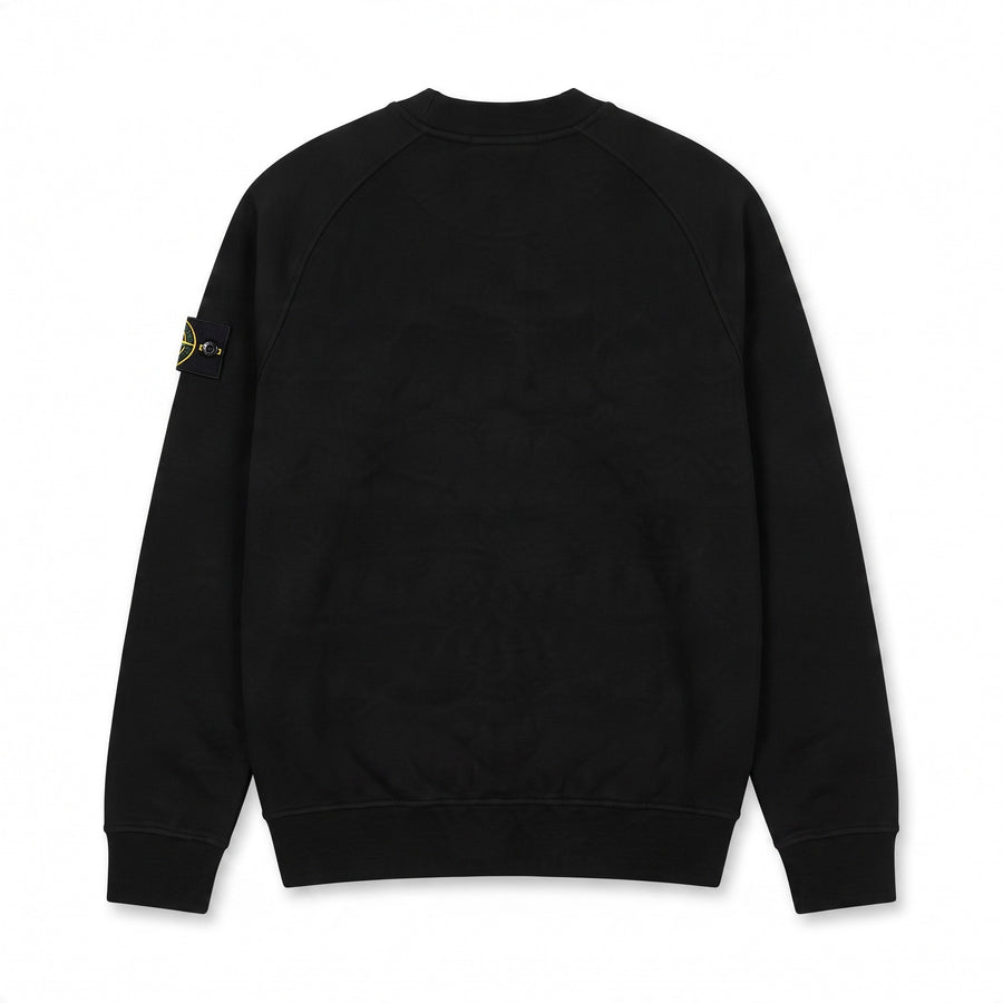 Sweat Stone Island noir classique