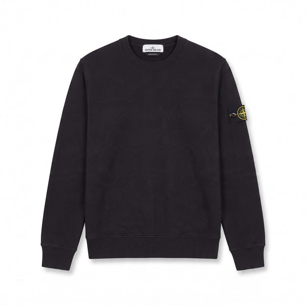 Sweat Stone Island noir col rond