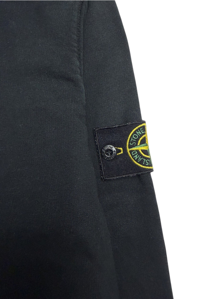 Sweat Stone Island noir col rond