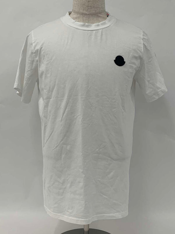 Tee Moncler blanc double logo