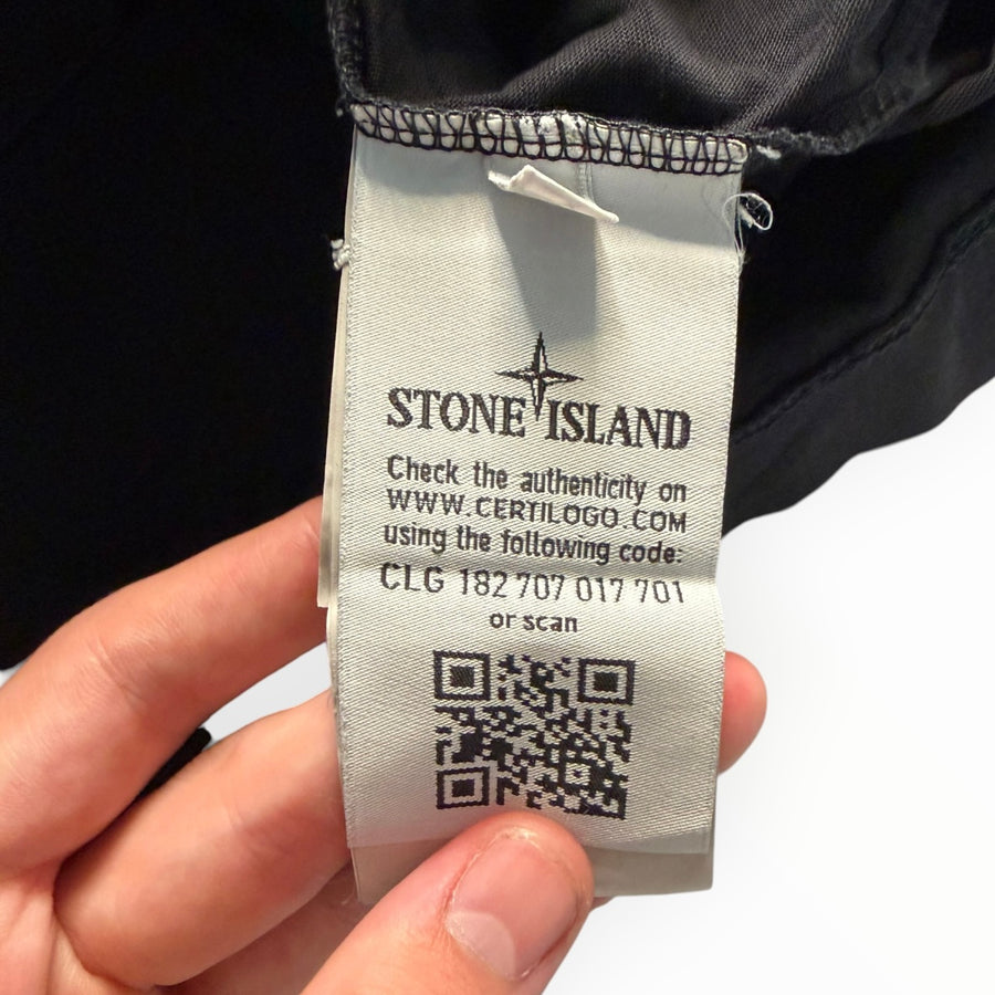 T-Shirt Stone Island Coton Classique Noir