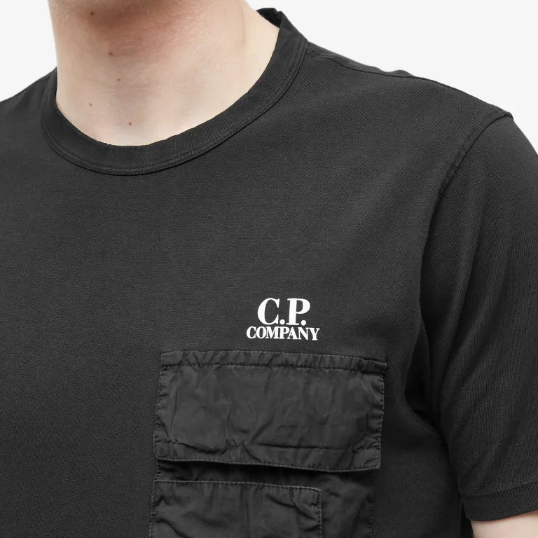 T-Shirt C.P. Company Pocket Logo Noir