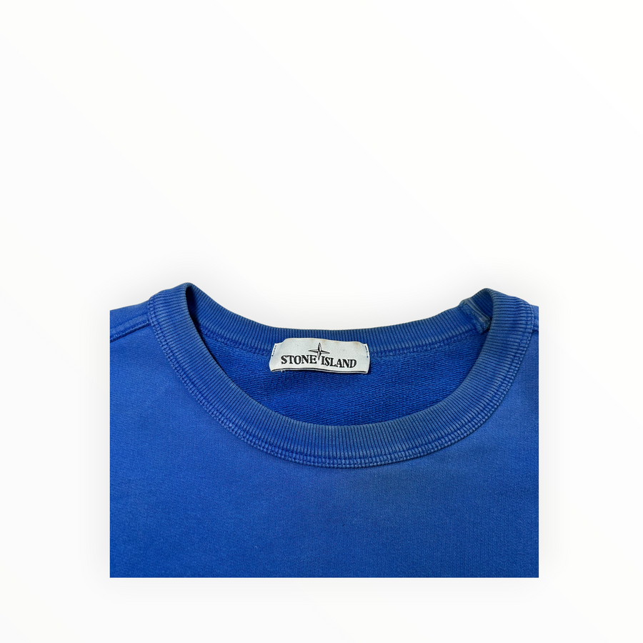 Pull Stone Island bleu royal classique