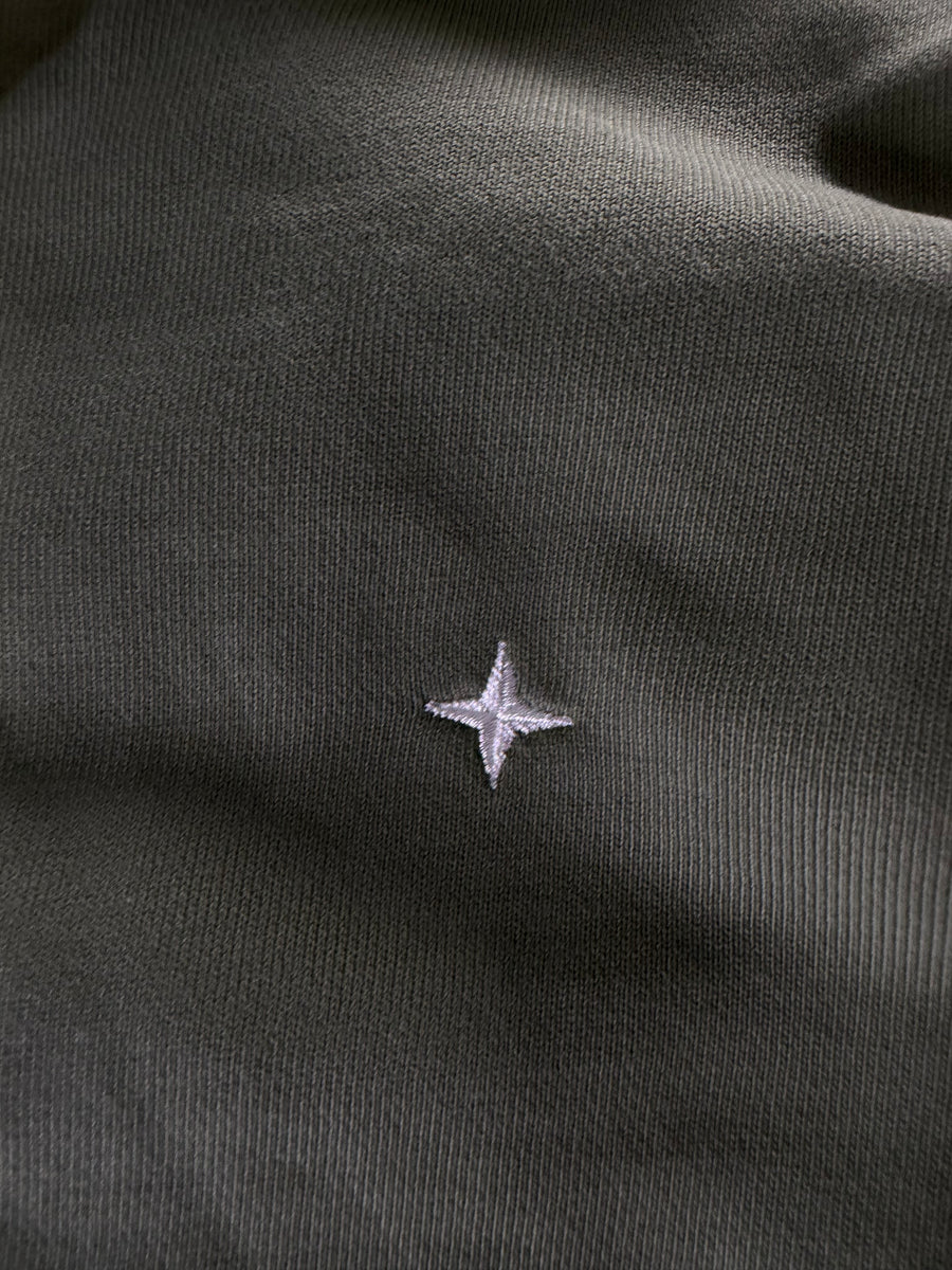 Sweat à Capuche Stone Island - Kaki (Logo Poitrine)
