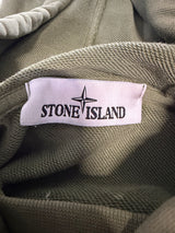Sweat à Capuche Stone Island - Kaki (Logo Poitrine)