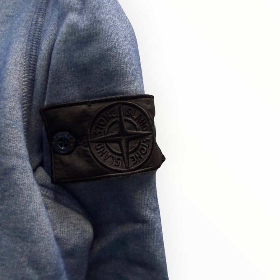 Sweat Stone Island Dust Colour Treatment Gris/Bleu