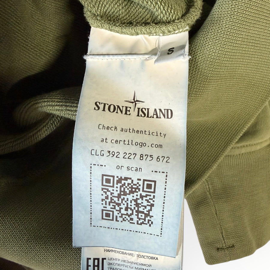 Sweat à Capuche Stone Island - Kaki (Logo Poitrine)