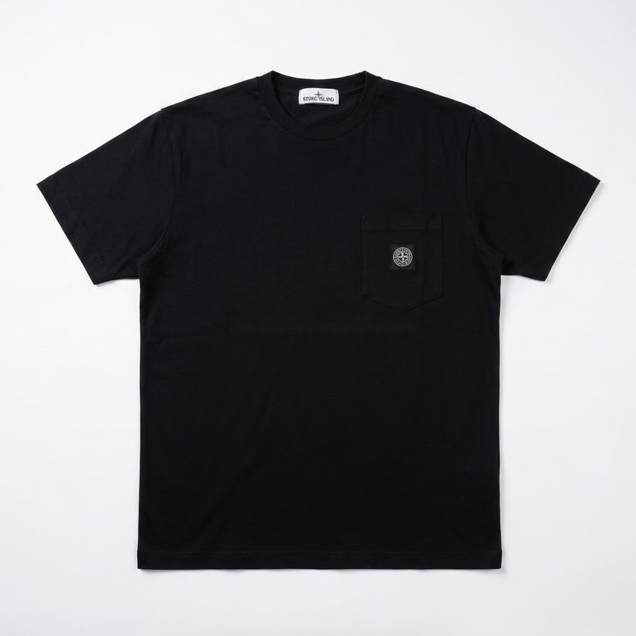 T-Shirt Stone Island Coton Classique Noir