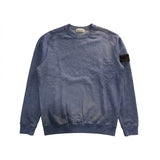 Sweat Stone Island Dust Colour Treatment Gris/Bleu