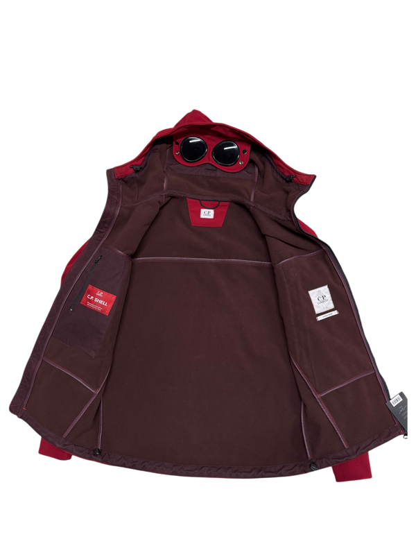 C.P. Company Goggle Jacket Rouge