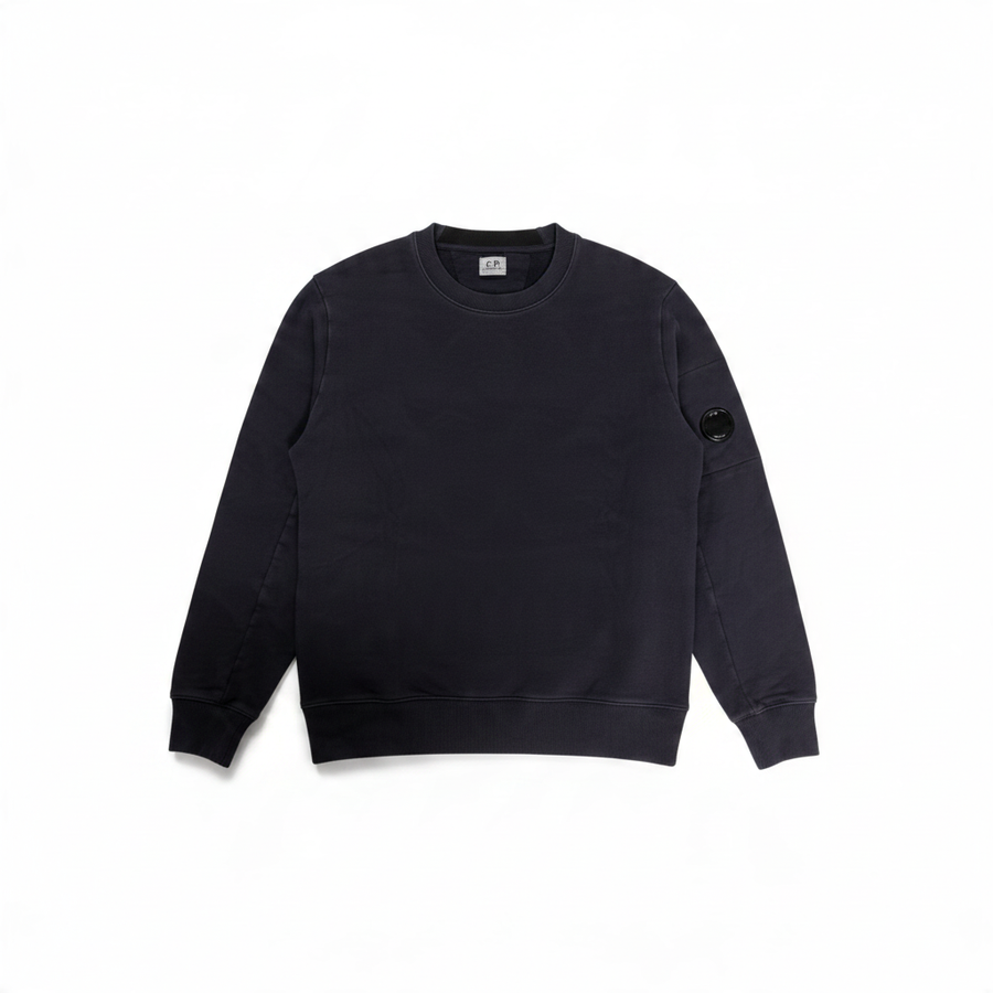 Sweat C.P. Company bleu marine à lentille