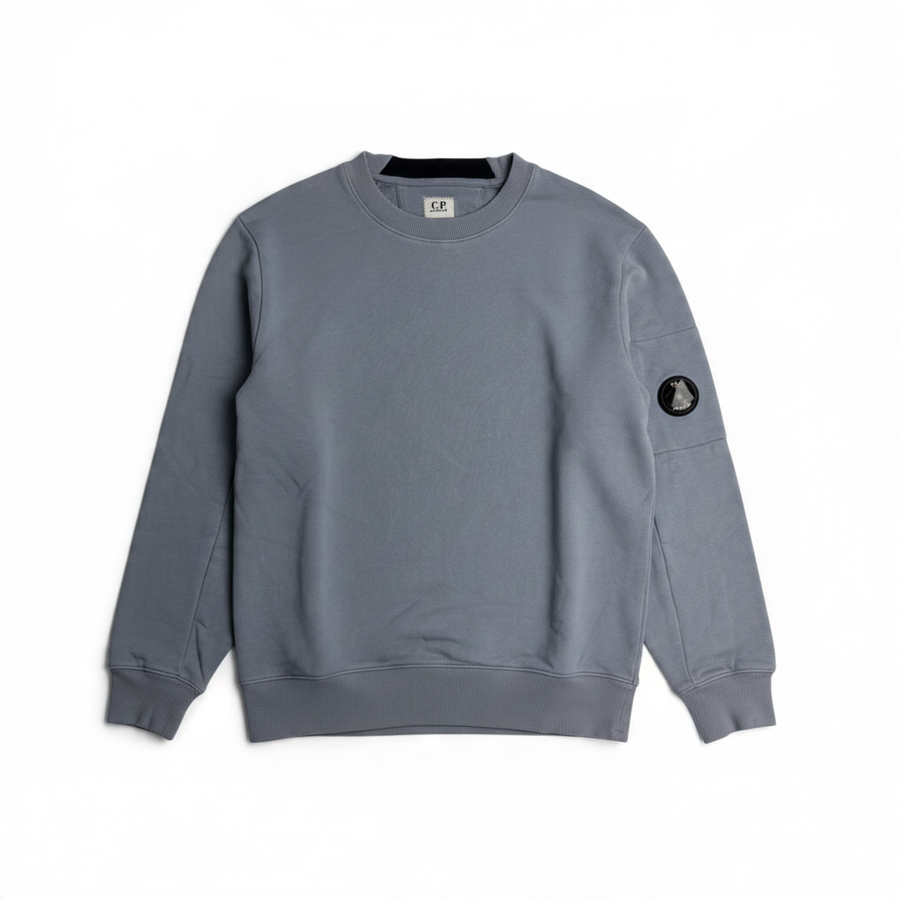 Sweat C.P. Company bleu grisé à lentille