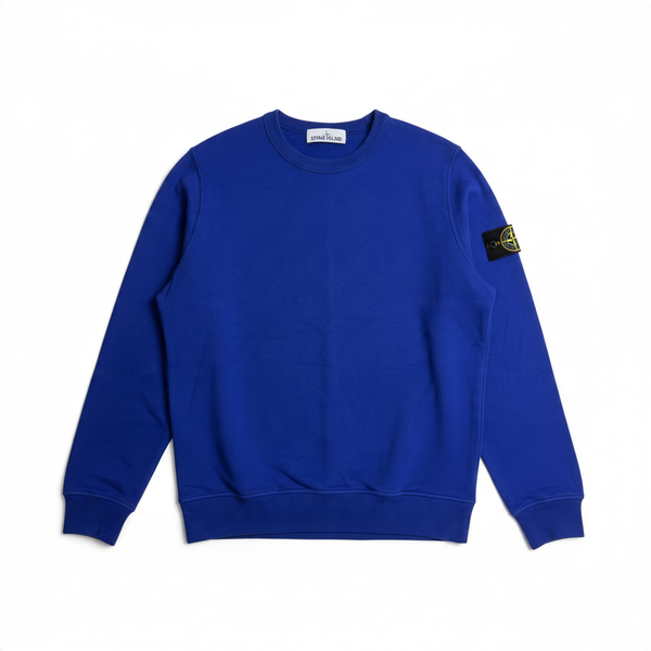 Sweat Stone Island bleu électrique classique