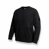 Sweat C.P. Company noir poche nylon à lentille