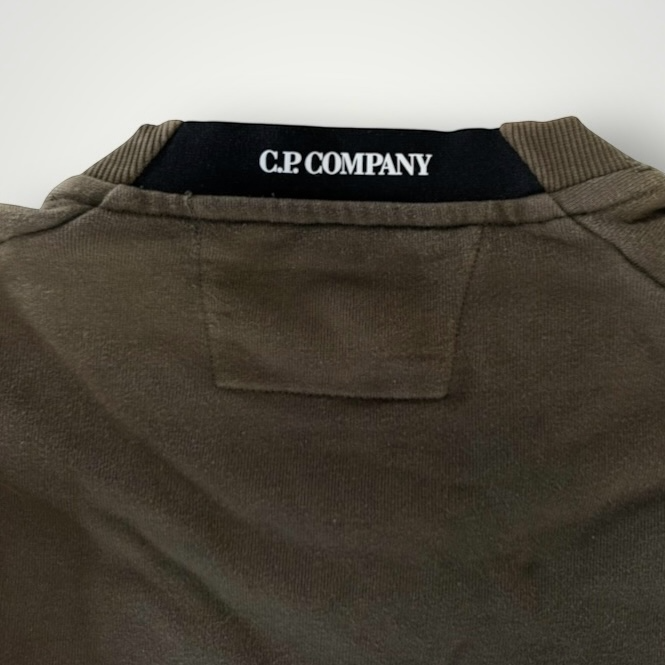Pull Col Rond C.P. Company - Vert Olive