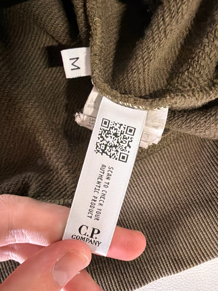 Pull Col Rond C.P. Company - Vert Olive