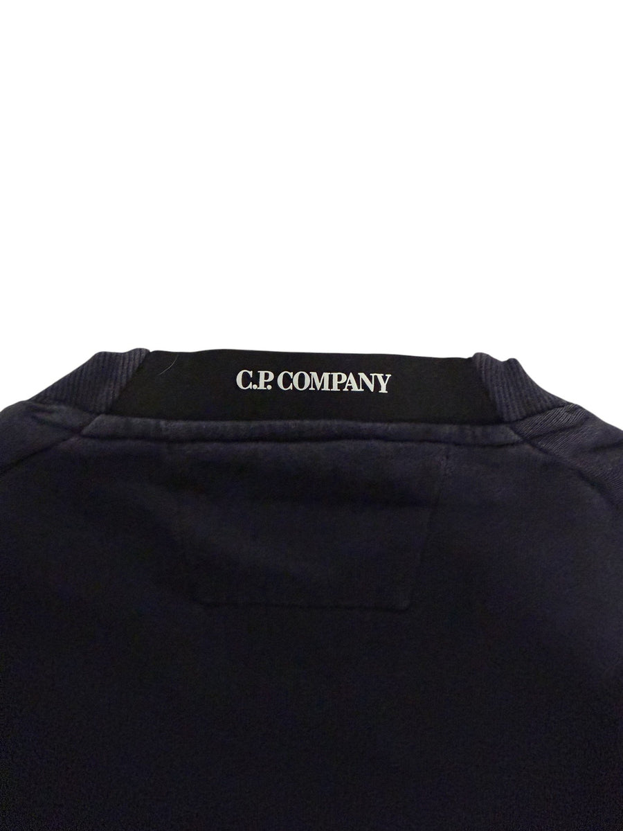 Sweat C.P. Company bleu marine à lentille