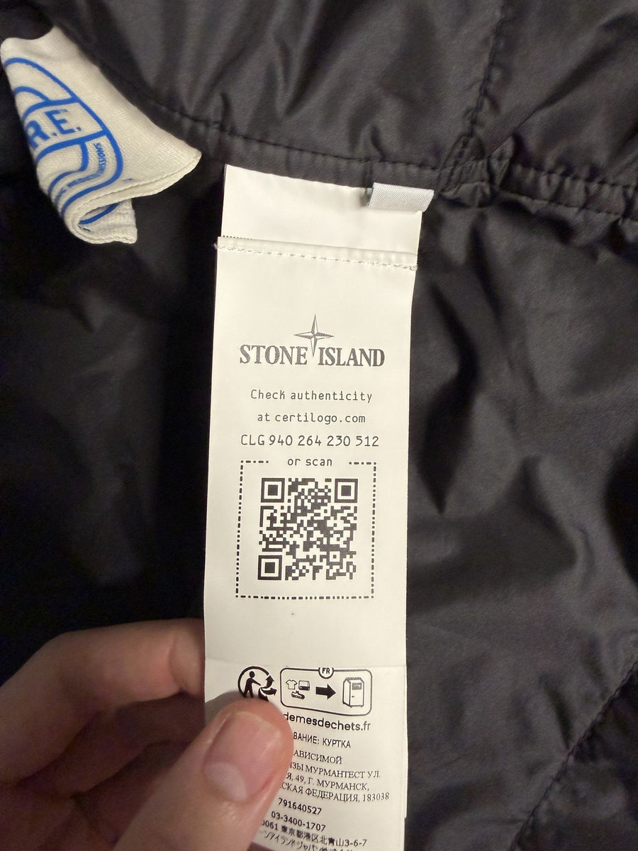 Veste Stone Island Junior grise à capuche