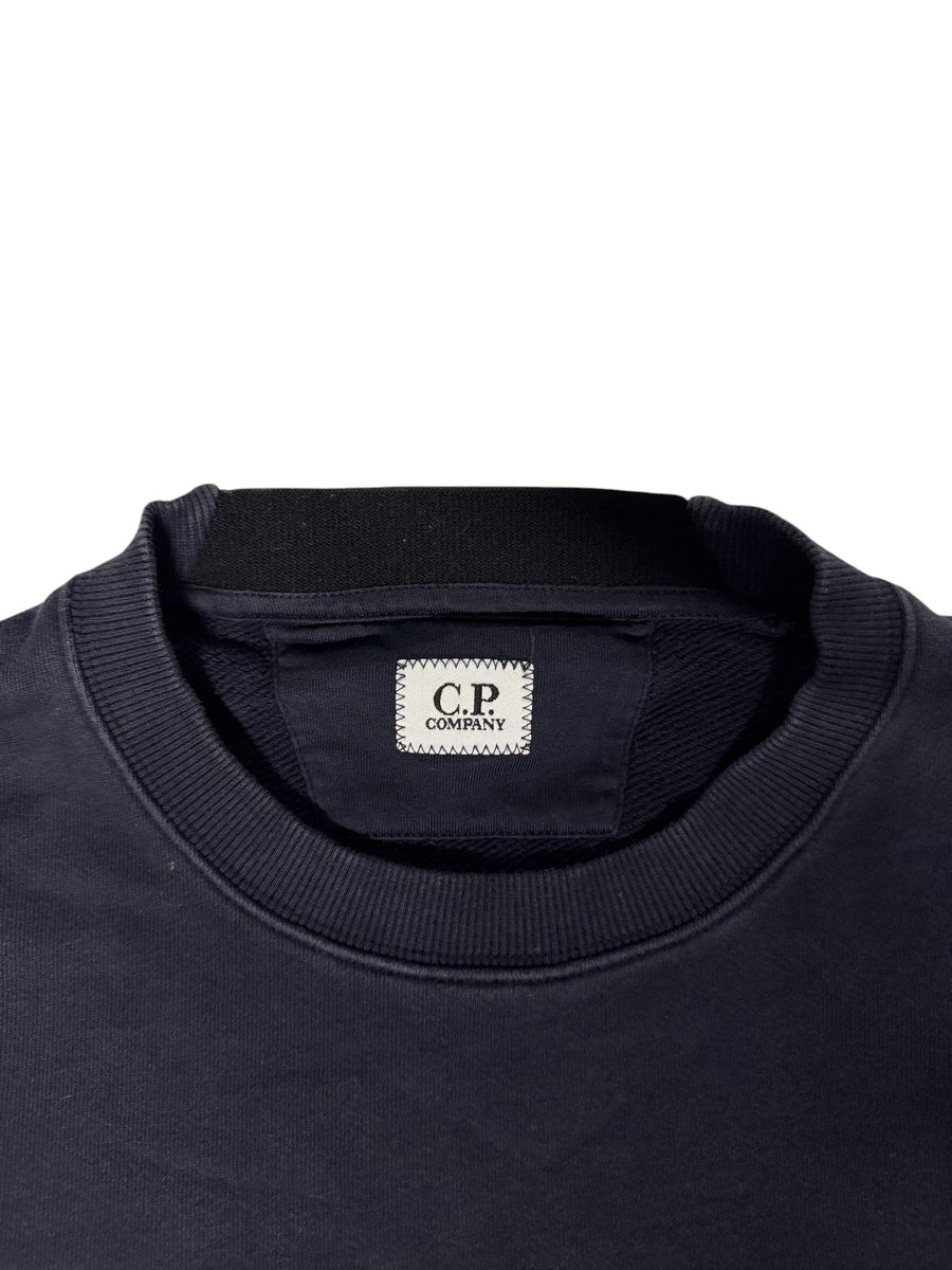 Sweat C.P. Company bleu marine à lentille