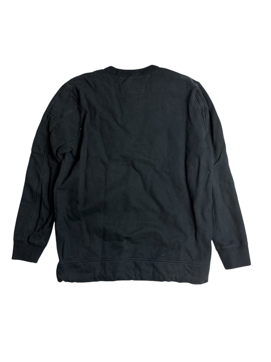 Sweat C.P. Company noir poche nylon à lentille