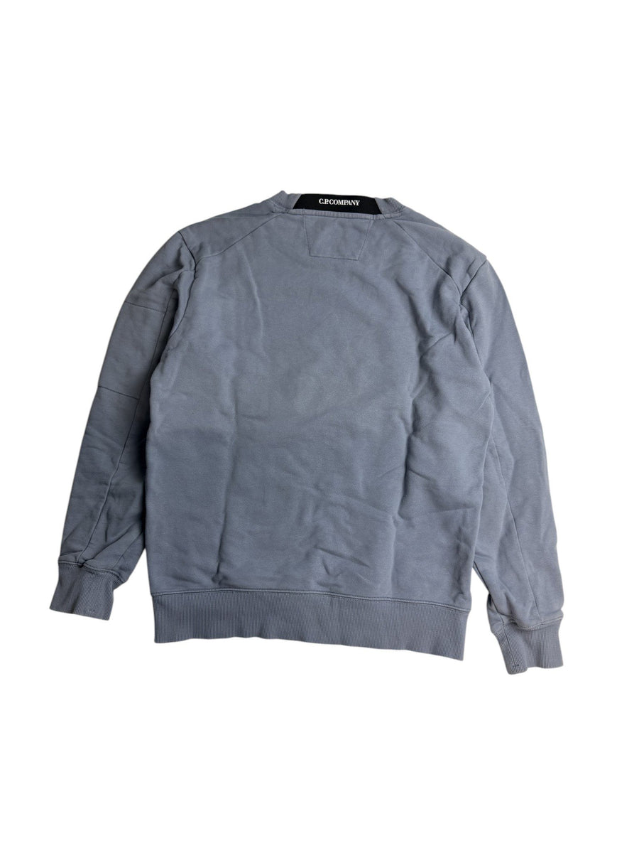 Sweat C.P. Company bleu grisé à lentille