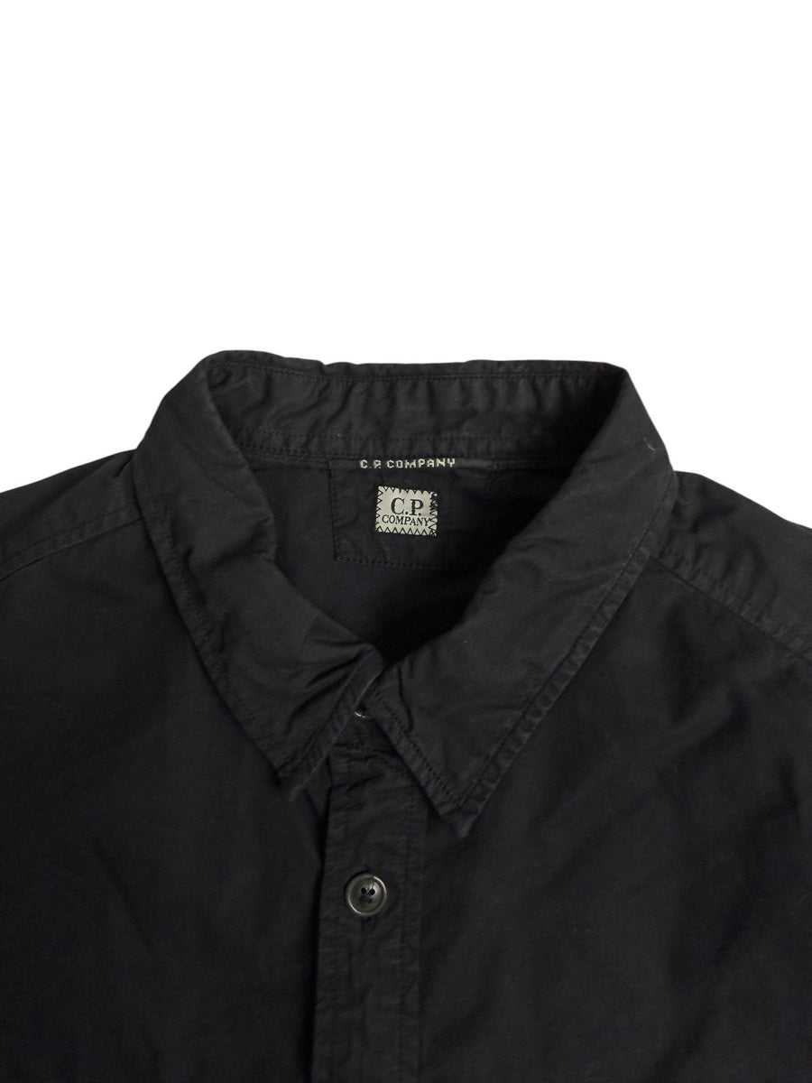 Veste chemise C.P. Company noire à lentille