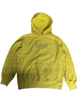 Sweat à capuche Supreme x KAWS Chalk Logo jaune