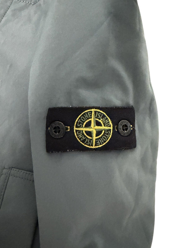 Veste Stone Island Junior Soft Shell-R verte à capuche