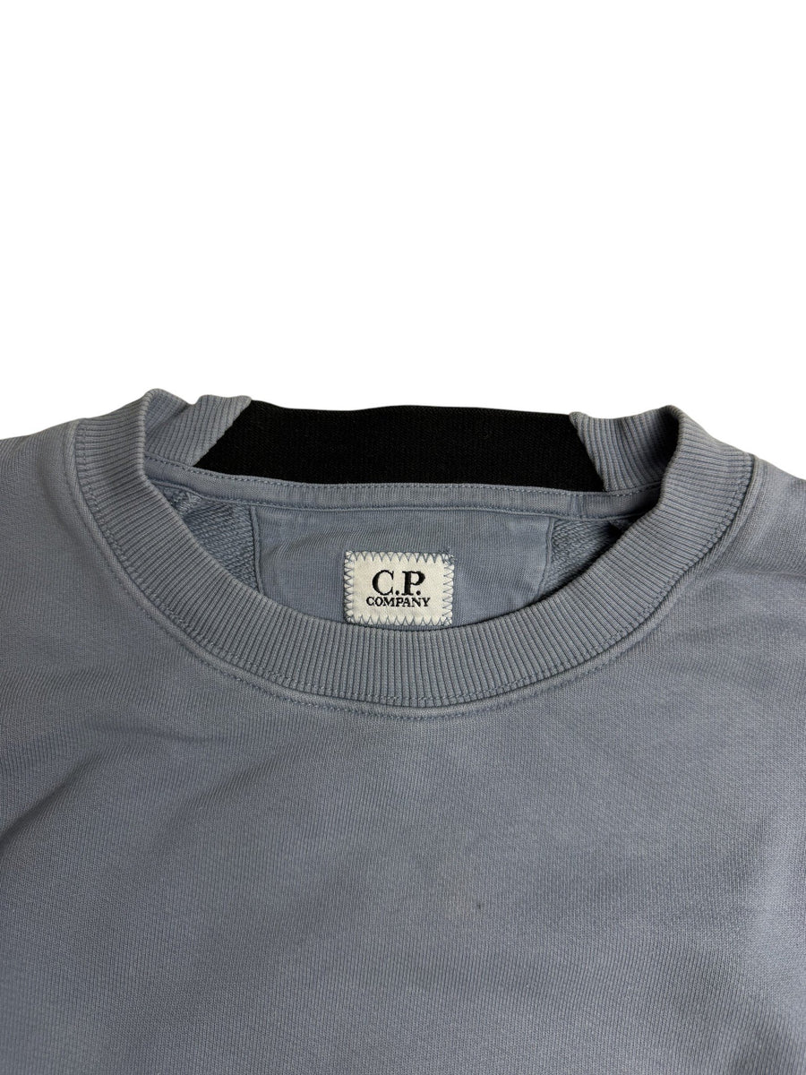 Sweat C.P. Company bleu grisé à lentille