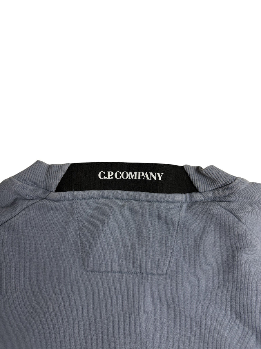 Sweat C.P. Company bleu grisé à lentille